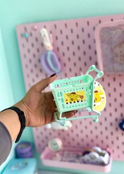 سبد کوچک دسته دار کیوت پاستلی