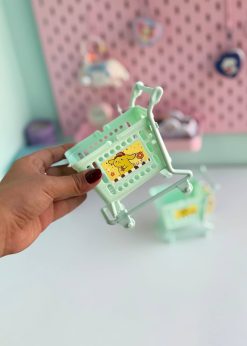 سبد کوچک دسته دار کیوت پاستلی