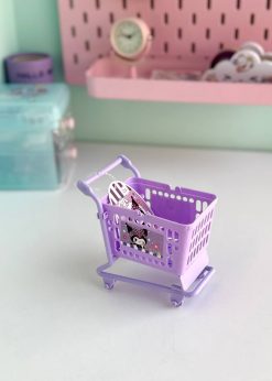 سبد کوچک دسته دار کیوت پاستلی