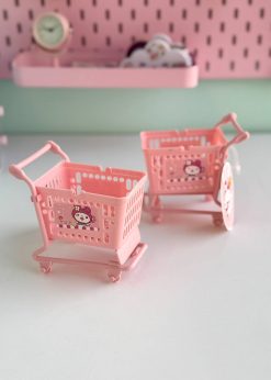 سبد کوچک دسته دار کیوت پاستلی