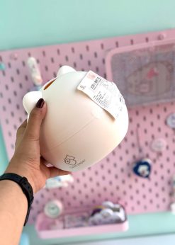 باکس دستمال کاغذی خوک کیوت سفید