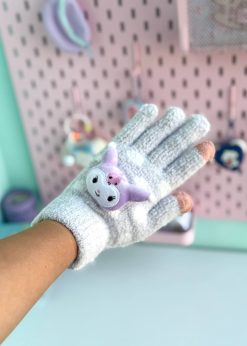 دستکش عروسکی کرومی یاسی