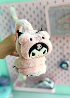 گوش گیر پولیشی کرومی صورتی