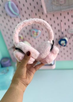 گوش گیر پولیشی کرومی صورتی