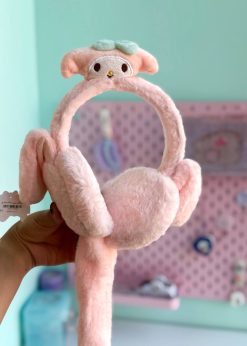 گوش گیر پمپی ملودی صورتی