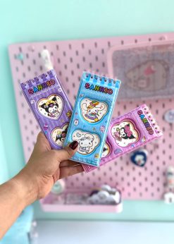 دفترچه استیکری سانریو پاستلی