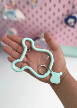 آویز موبایل سیلیکونی پاستلی