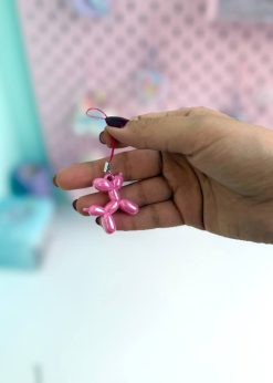 آویز پاپی بادکنکی براق رنگی