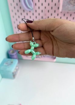 آویز پاپی بادکنکی براق رنگی