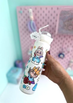 قمقمه مات استوانه ای لبوبو سفید