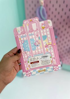 پک خمیری خودت بساز طرح چمدان صورتی