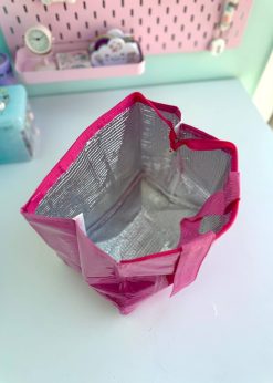 کیف ظرف غذای مکعبی سرخابی