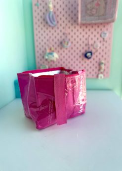 کیف ظرف غذای مکعبی سرخابی