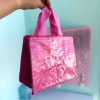 کیف ظرف غذای مکعبی سرخابی