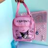 کیف ظرف غذای کرومی قلبی صورتی