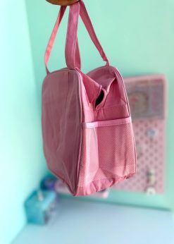 کیف ظرف غذای کرومی قلبی صورتی