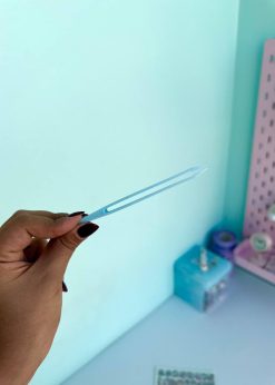 دفترچه استیکری سه بعدی سیمی کرومی