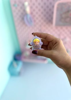 آویز اسکول پاندا کیوت رنگی رنگی