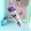 قمقمه شفاف استوانه ای کرومی یاسی