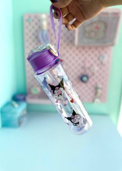 قمقمه شفاف استوانه ای کرومی یاسی