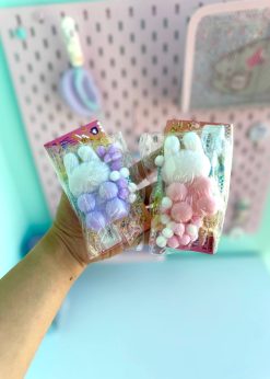 فیجت خرگوش مخملی توپ توپی پاستلی