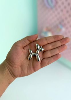 آویز پاپی بادکنکی کروم کیوت رنگی