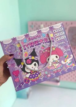 پک استیکر دسته دار کرومی و ملودی پاستلی