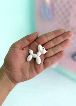 آویز پاپی بادکنکی کروم کیوت رنگی