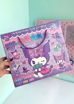 پک استیکر جعبه ای کرومی یاسی