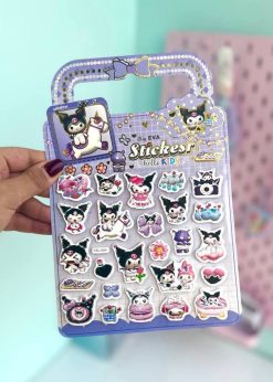 استیکر دسته دار کرومی کیوت یاسی