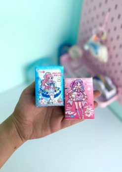 دستمال کاغذی جیبی دختر انیمه ای رنگی