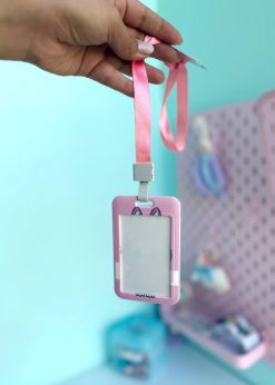 جاکارتی آویزدار لبوبو صورتی