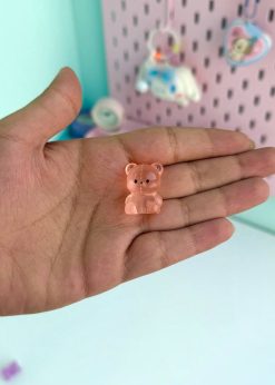 دکوری شبتاب تدی نشسته پاستلی