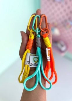 آویز چارم بگ قفل دار رنگی