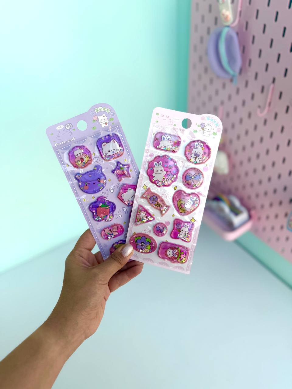 استیکر آکواریومی شاینی انیمالز پاستلی