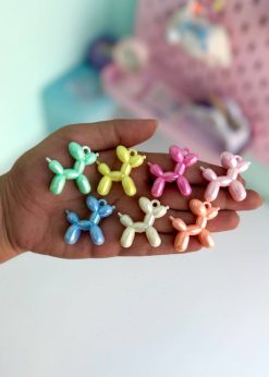 آویز پاپی بادکنکی براق رنگی