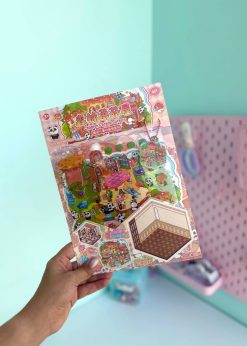 استیکر سه بعدی کارتونی رنگی رنگی