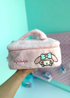 کیف لوازم آرایش پولیشی ملودی پاستلی