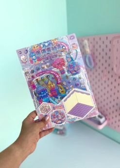 استیکر سه بعدی کارتونی رنگی رنگی