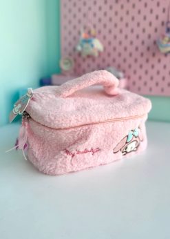 کیف لوازم آرایش پولیشی ملودی پاستلی