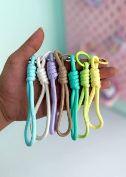 آویز چارم بگ قفل دار پاستلی