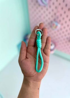 آویز چارم بگ قفل دار پاستلی