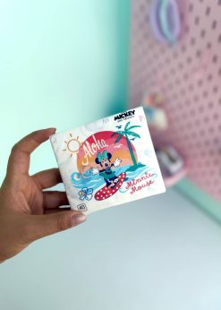 دستمال کاغذی مربعی میکی موس پاستلی