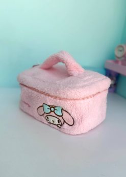 کیف لوازم آرایش پولیشی ملودی پاستلی