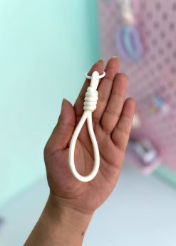 آویز چارم بگ قفل دار پاستلی