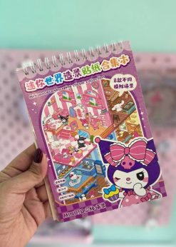 استیکر سه بعدی سیمی کرومی و ملودی