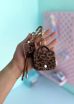 چارم بگ کیف پلنگی کیوت