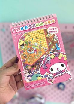 استیکر سه بعدی سیمی کرومی و ملودی