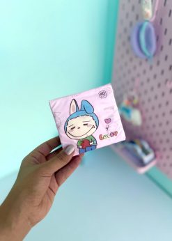 دستمال کاغذی مربعی لبوبو پاستلی