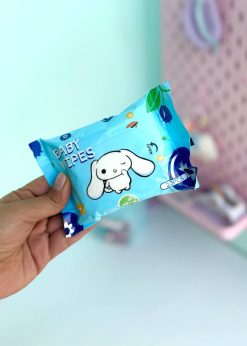 دستمال مرطوب کارتونی رنگی کیوت